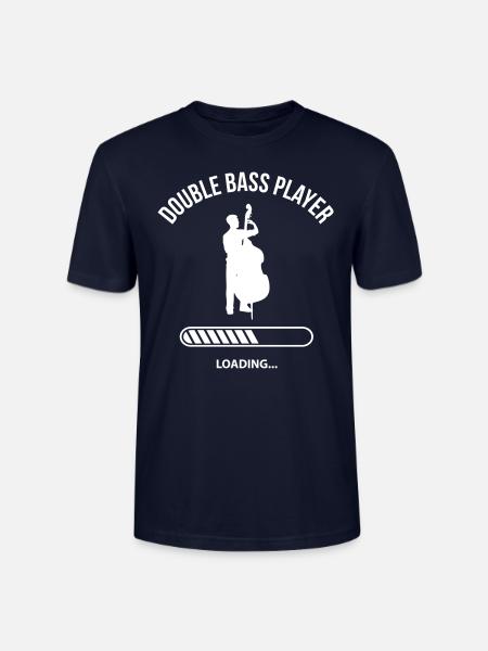Double Bass Player - Stanley/Stella Unisex Bio-T-Shirt CRAFTER - Navy