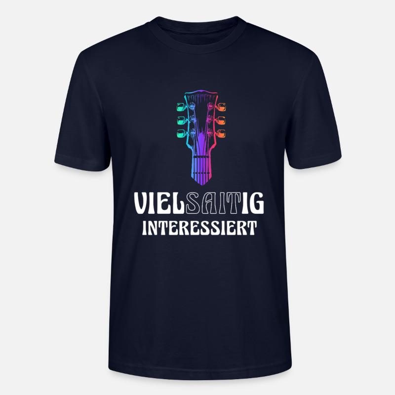 Guitar multi-stringed interested - Stanley/Stella CRAFTER Unisex Organic T-Shirt - navy