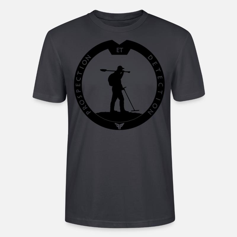 disc prospection et detection - T-shirt bio CRAFTER Stanley Stella Unisexe - bleu gris foncé