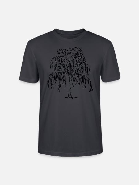 tree - Stanley/Stella CRAFTER Unisex Organic T-Shirt - India Ink Grey
