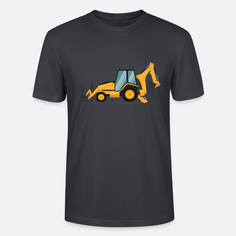 Bagger Geschenk Geschenkidee - Stanley/Stella Unisex Bio-T-Shirt CRAFTER - Dunkles Graublau