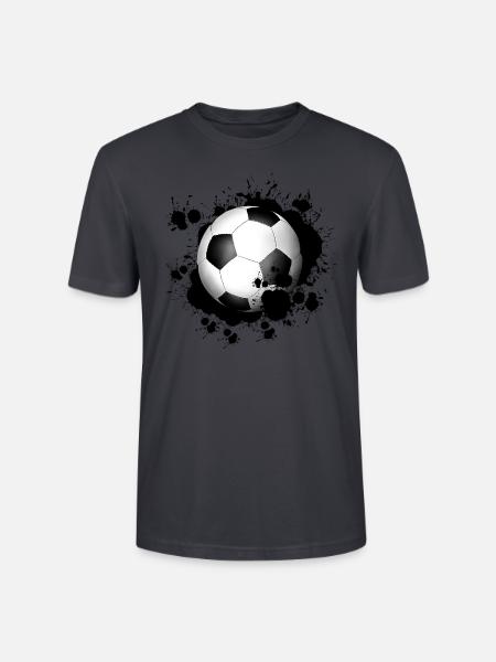 Fußball - Stanley/Stella Unisex Bio-T-Shirt CRAFTER - Dunkles Graublau