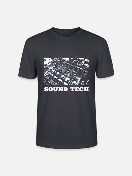 Sound engineering - Stanley/Stella CRAFTER Unisex Organic T-Shirt - India Ink Grey