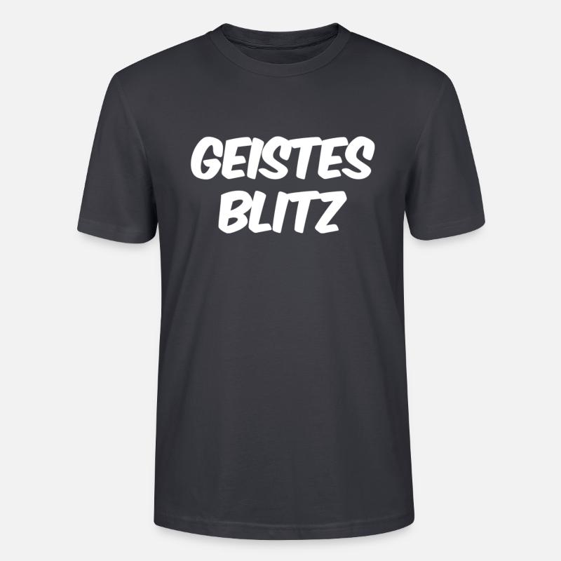 ich hatte eine super Idee - Stanley/Stella Unisex Bio-T-Shirt CRAFTER - Dunkles Graublau