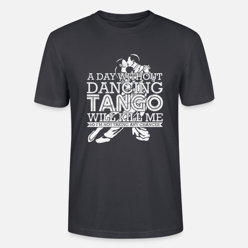 Dancing Tango - Stanley/Stella Unisex Bio-T-Shirt CRAFTER - Dunkles Graublau