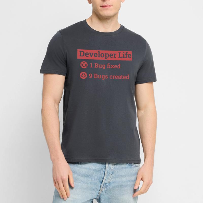 "Developer life" | Programmer, Programmer Stanley/Stella CRAFTER Unisex Organic T-Shirt
