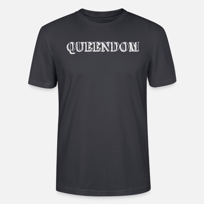Queendom Geschenkidee - Stanley/Stella Unisex Bio-T-Shirt CRAFTER - Dunkles Graublau