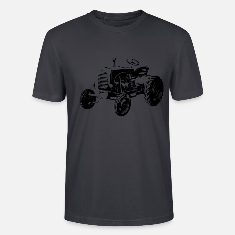 Traktor Oldtimer - Steyr - - Stanley/Stella Unisex Bio-T-Shirt CRAFTER - Dunkles Graublau