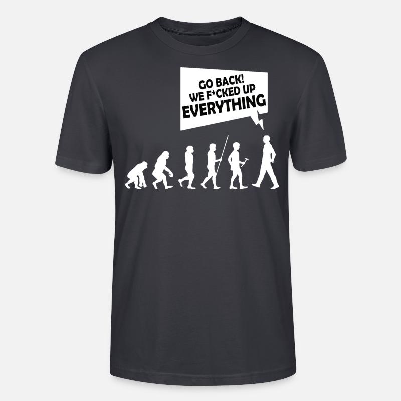 Evolution - Stanley/Stella Unisex Bio-T-Shirt CRAFTER - Dunkles Graublau