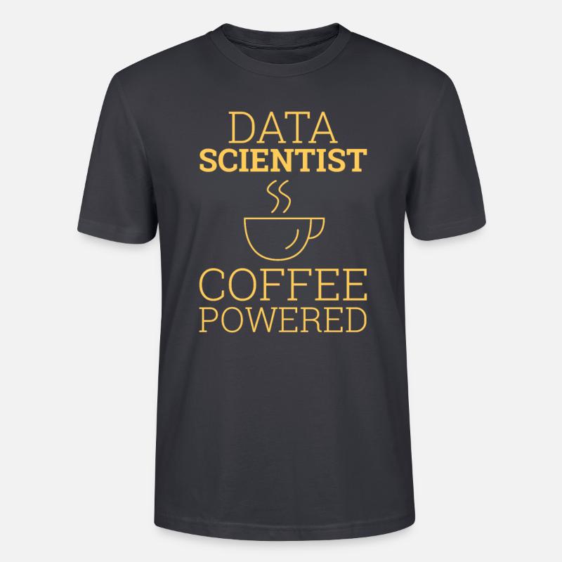 « Data Science » | Data Scientist - T-shirt bio CRAFTER Stanley Stella Unisexe - bleu gris foncé