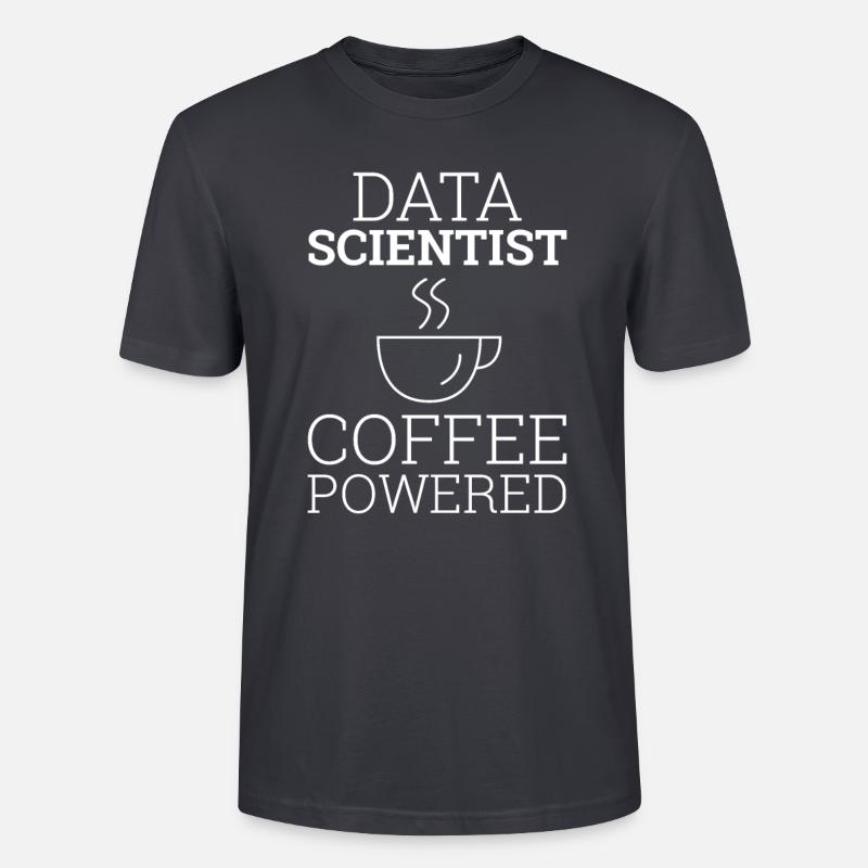 "Data Science" | Data Scientist - Stanley/Stella Unisex Bio-T-Shirt CRAFTER - Dunkles Graublau