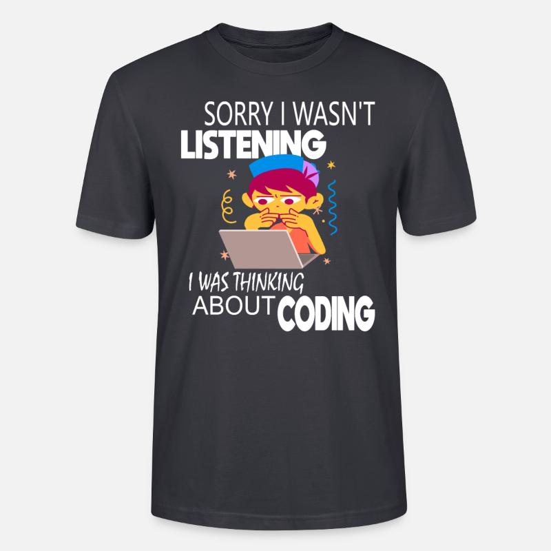 Coding Coder Programmer - Stanley/Stella CRAFTER Unisex Organic T-Shirt - India Ink Grey