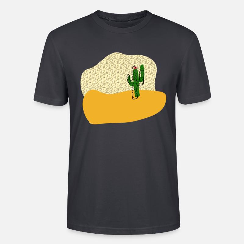 Verträumte Wüste - Stanley/Stella Unisex Bio-T-Shirt CRAFTER - Dunkles Graublau
