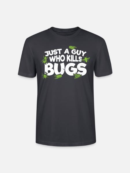 Pest Control Squad - Kammerjäger - Stanley/Stella Unisex Bio-T-Shirt CRAFTER - Dunkles Graublau