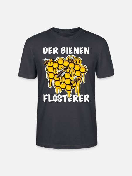 Imker der Bienen Flüsterer - Stanley/Stella Unisex Bio-T-Shirt CRAFTER - Dunkles Graublau