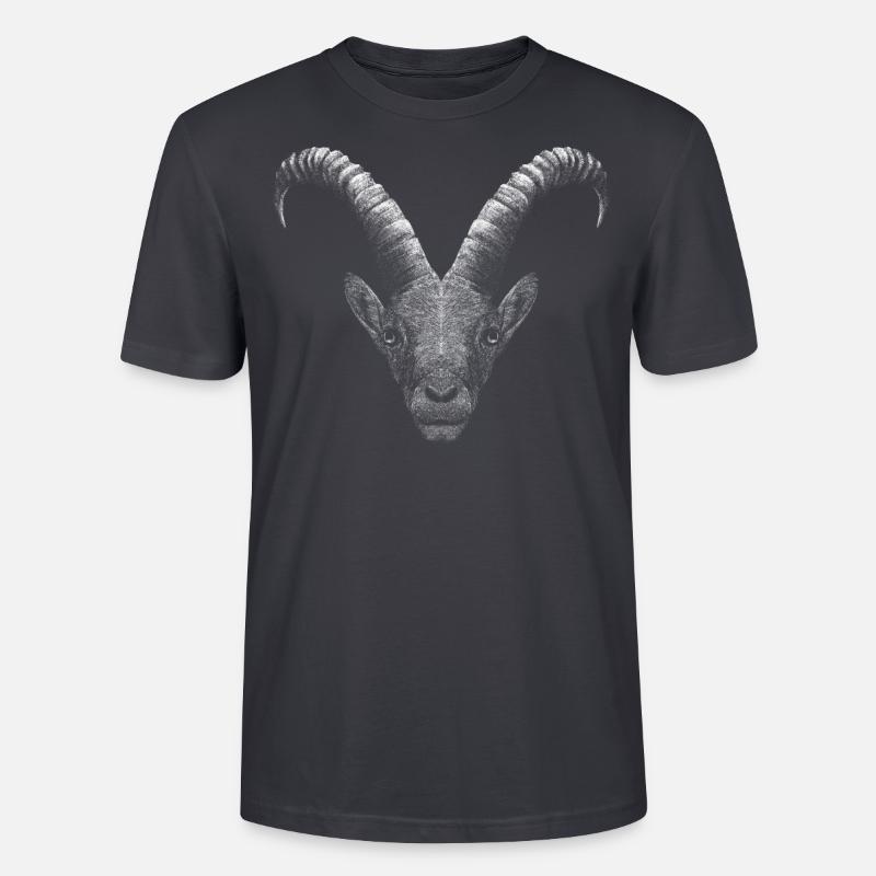Steinbock - Stanley/Stella Unisex Bio-T-Shirt CRAFTER - Dunkles Graublau