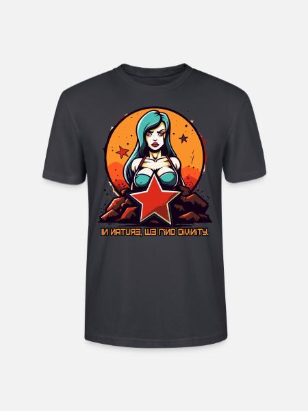 Natürliche Mutter Natur - Stanley/Stella Unisex Bio-T-Shirt CRAFTER - Dunkles Graublau