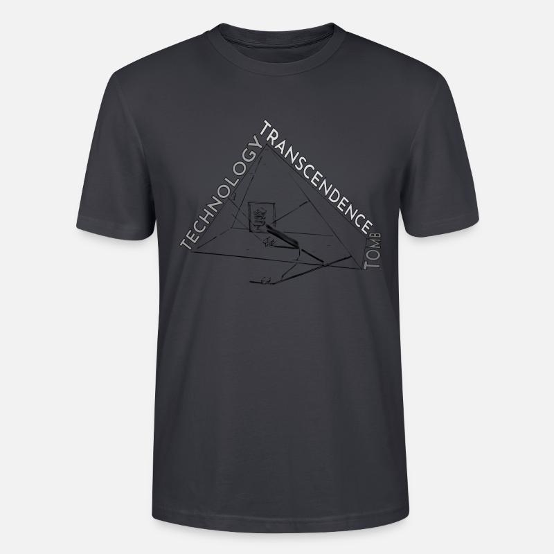 Pyramide - Tomb, Technology, Transcendence - Stanley/Stella Unisex Bio-T-Shirt CRAFTER - Dunkles Graublau