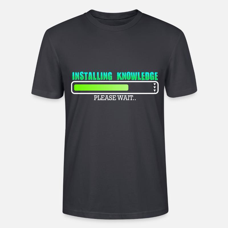 Installing Knowledge please wait - Stanley/Stella CRAFTER Unisex Organic T-Shirt - India Ink Grey