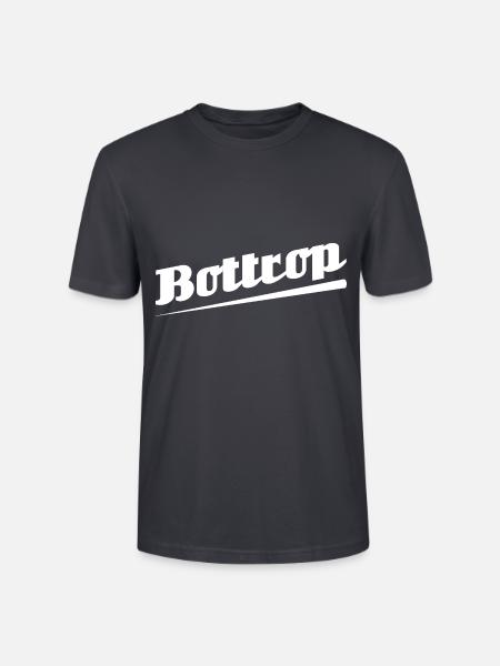 Bottrop - Textdesign mit Stadtnamen - Stanley/Stella Unisex Bio-T-Shirt CRAFTER - Dunkles Graublau