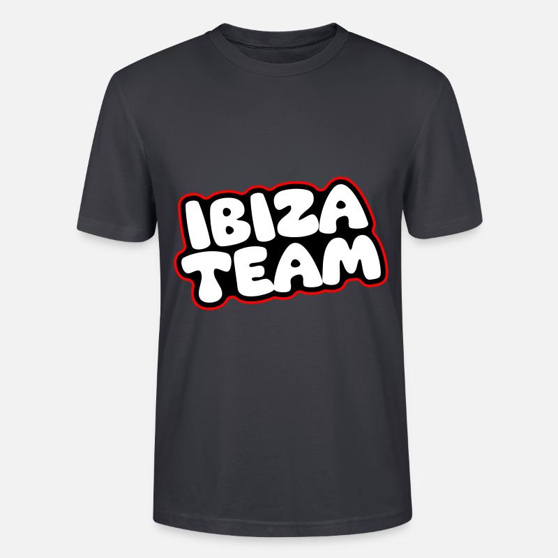 Équipe d’Ibiza - T-shirt bio CRAFTER Stanley Stella Unisexe - bleu gris foncé