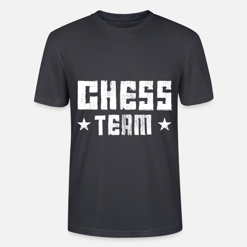 Chess Team - Stanley/Stella Unisex Bio-T-Shirt CRAFTER - Dunkles Graublau