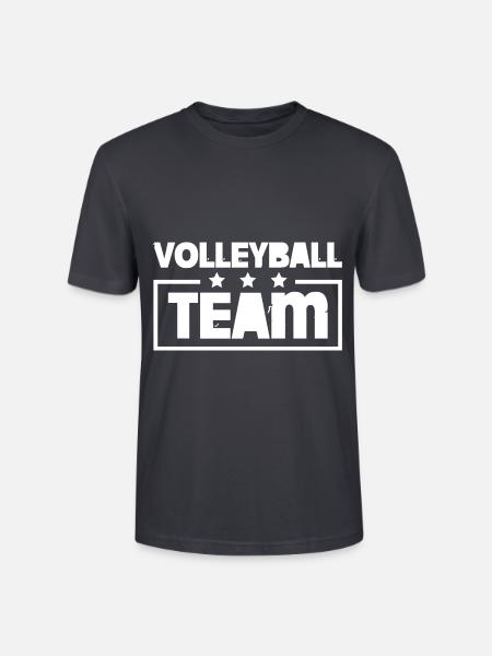 Volleyball Team Bunt - Stanley/Stella CRAFTER Unisex Organic T-Shirt - India Ink Grey
