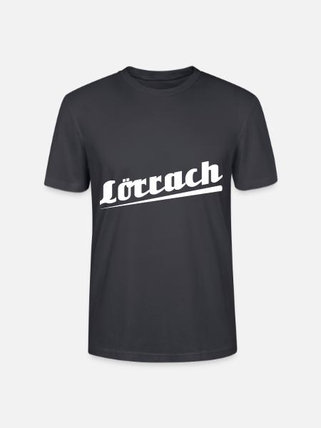Lörrach - Textdesign mit Stadtnamen - Stanley/Stella Unisex Bio-T-Shirt CRAFTER - Dunkles Graublau
