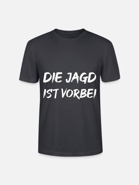 Die Jagd ist vorbei - Stanley/Stella Unisex Bio-T-Shirt CRAFTER - Dunkles Graublau