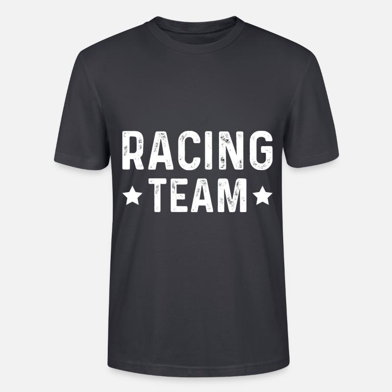 Équipe de course - T-shirt bio CRAFTER Stanley Stella Unisexe - bleu gris foncé