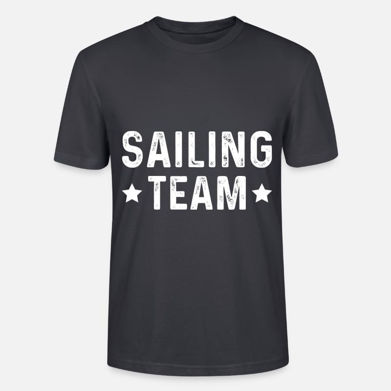 Équipe de voile - T-shirt bio CRAFTER Stanley Stella Unisexe - bleu gris foncé