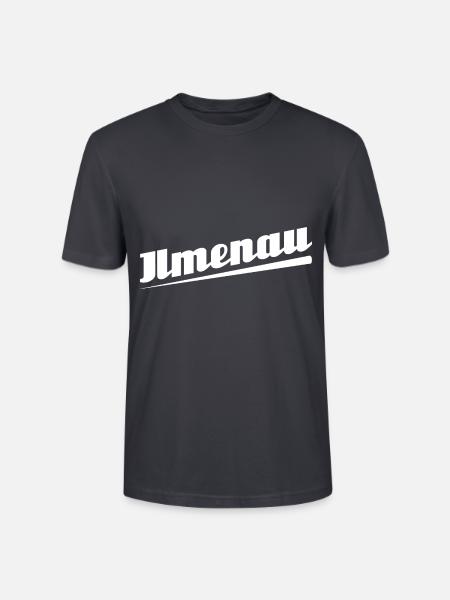 Ilmenau - Textdesign mit Stadtnamen - Stanley/Stella Unisex Bio-T-Shirt CRAFTER - Dunkles Graublau