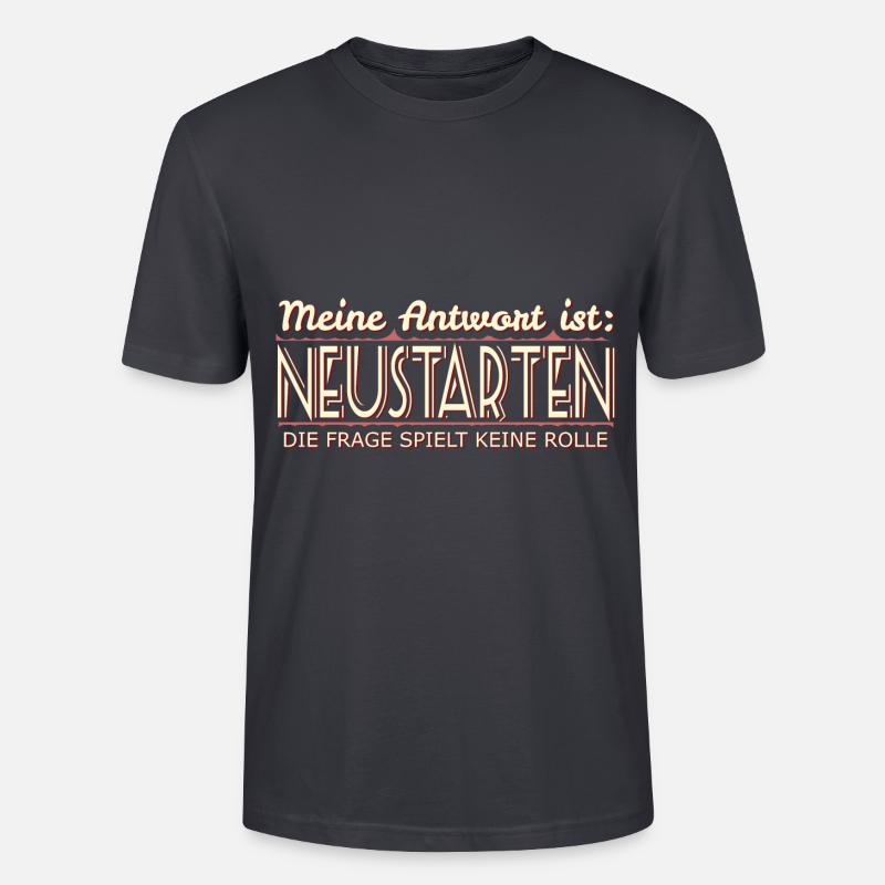 IT Informatik EDV - Stanley/Stella Unisex Bio-T-Shirt CRAFTER - Dunkles Graublau