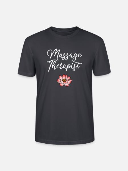 massage therapist, massage therapist - Stanley/Stella Unisex Bio-T-Shirt CRAFTER - Dunkles Graublau