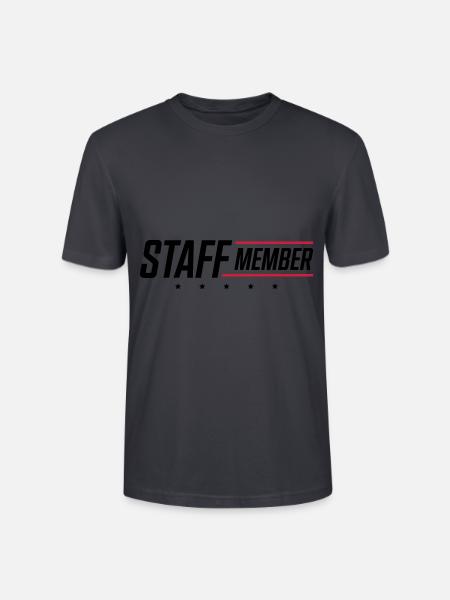 staff member - Stanley/Stella CRAFTER Unisex Organic T-Shirt - India Ink Grey