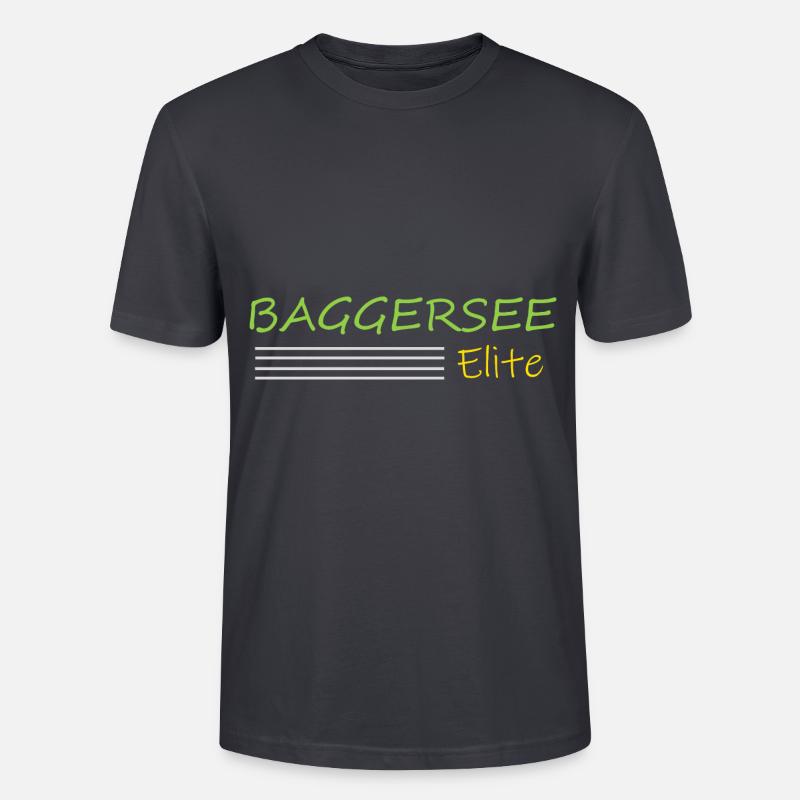Baden am Baggersee - Stanley/Stella Unisex Bio-T-Shirt CRAFTER - Dunkles Graublau