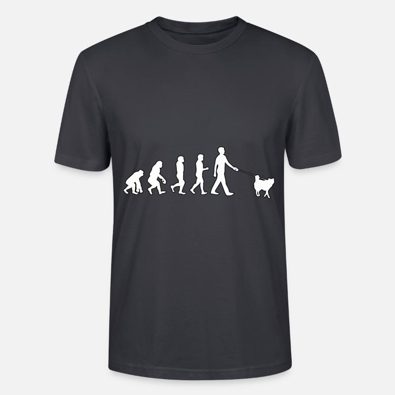 Husky Evolution - Stanley/Stella CRAFTER Unisex Organic T-Shirt - India Ink Grey