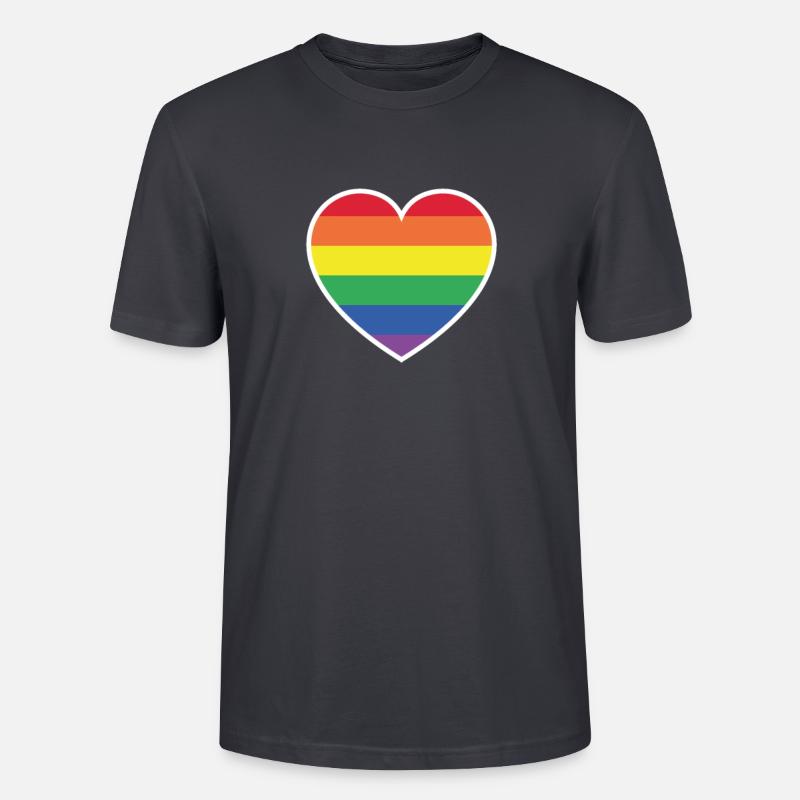 Pride - Stanley/Stella Unisex Bio-T-Shirt CRAFTER - Dunkles Graublau
