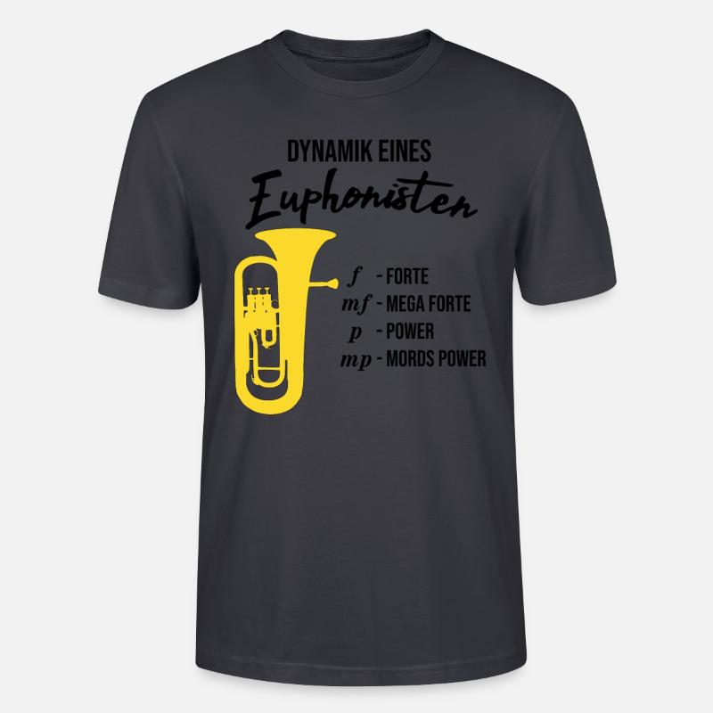 Euphonium - Dynamik eines Euphonisten - Stanley/Stella Unisex Bio-T-Shirt CRAFTER - Dunkles Graublau