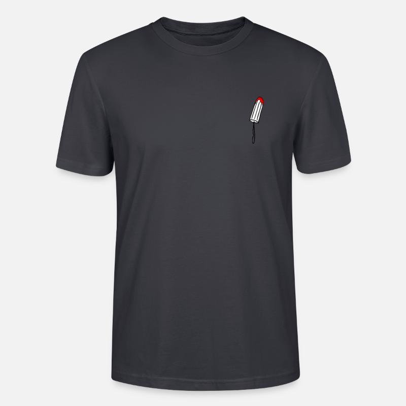 Tampon Binde Menstruation Periode Blutung - Stanley/Stella Unisex Bio-T-Shirt CRAFTER - Dunkles Graublau