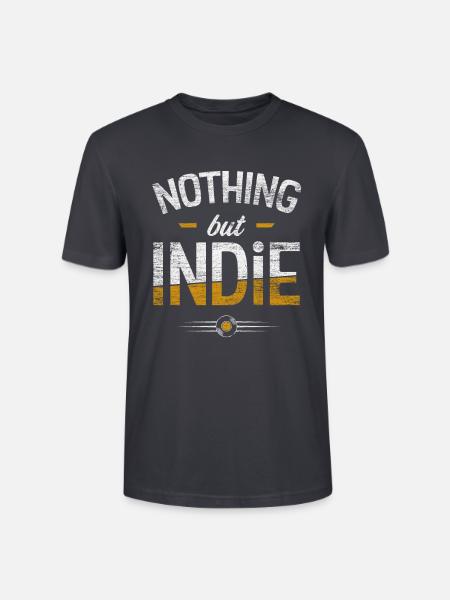 Indie Musik Rock - Stanley/Stella Unisex Bio-T-Shirt CRAFTER - Dunkles Graublau