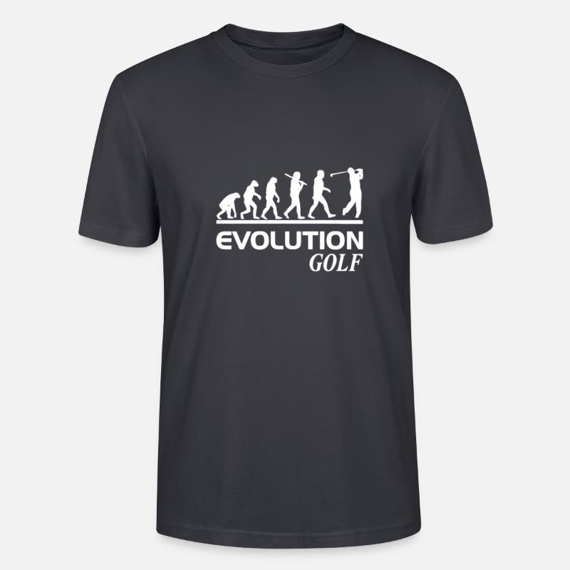 Evolution Golf - Stanley/Stella Unisex Bio-T-Shirt CRAFTER - Dunkles Graublau