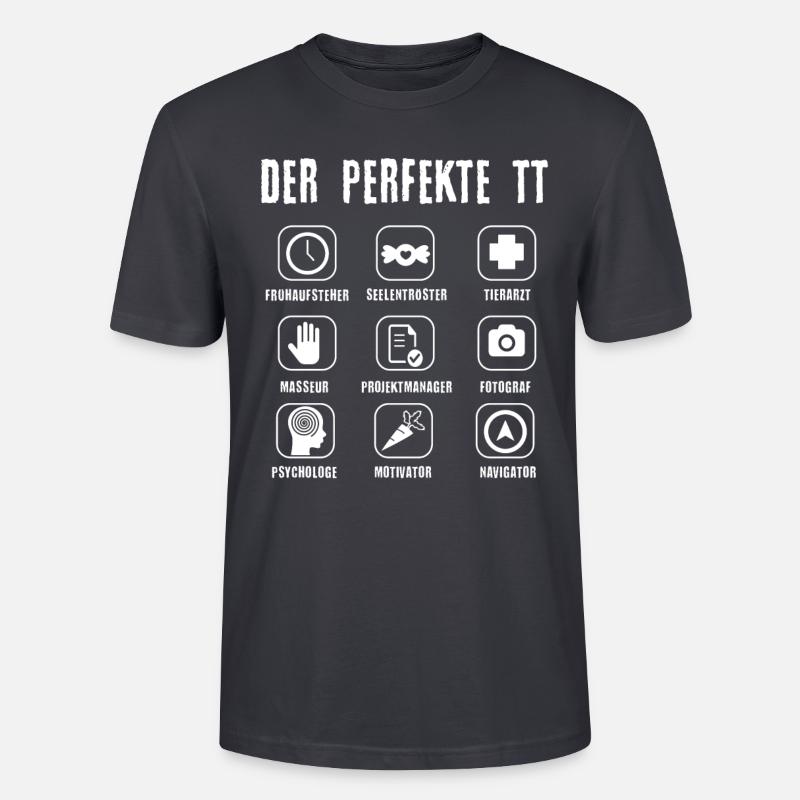 Der perfekte TT - Stanley/Stella Unisex Bio-T-Shirt CRAFTER - Dunkles Graublau
