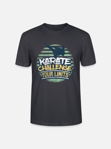 Karate - Stanley/Stella Unisex Bio-T-Shirt CRAFTER - Dunkles Graublau