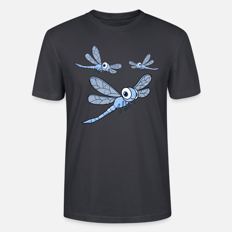 Les pastèques LIbelle Odonata - T-shirt bio CRAFTER Stanley Stella Unisexe - bleu gris foncé