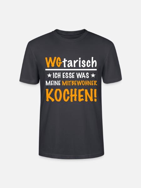 WGtarisch Mitbewohner Mitbewohnerin WG Geschenk - Stanley/Stella Unisex Bio-T-Shirt CRAFTER - Dunkles Graublau