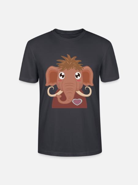 Mammut - Stanley/Stella Unisex Bio-T-Shirt CRAFTER - Dunkles Graublau