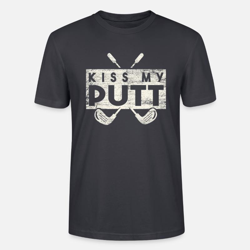 Golf Golfschläger - Stanley/Stella Unisex Bio-T-Shirt CRAFTER - Dunkles Graublau