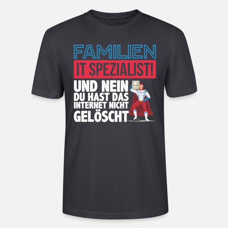 Programmierer Informatiker - Stanley/Stella Unisex Bio-T-Shirt CRAFTER - Dunkles Graublau