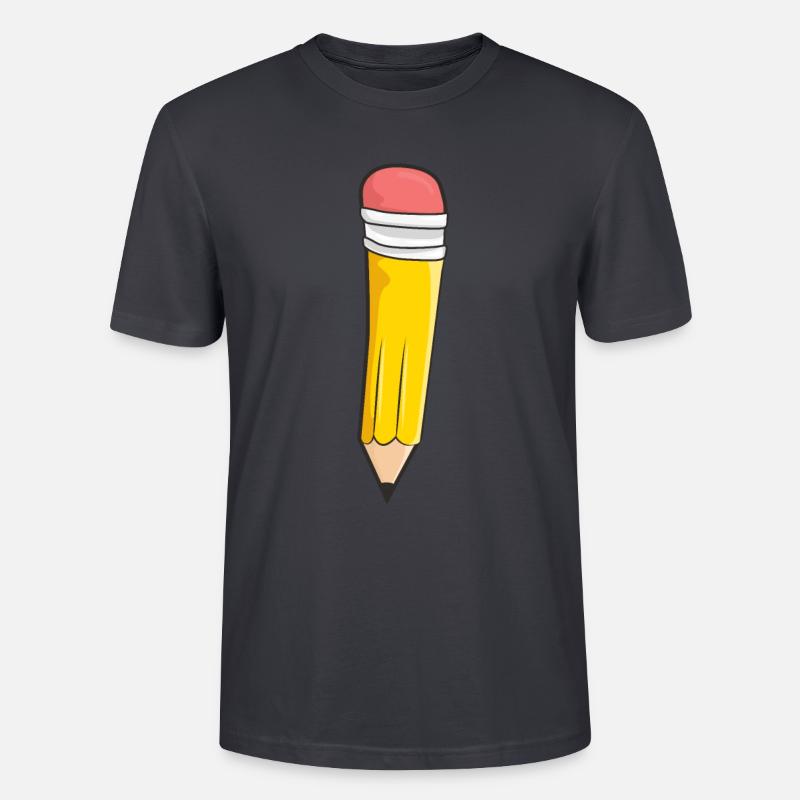 Stift Schule Einschulung - Stanley/Stella Unisex Bio-T-Shirt CRAFTER - Dunkles Graublau